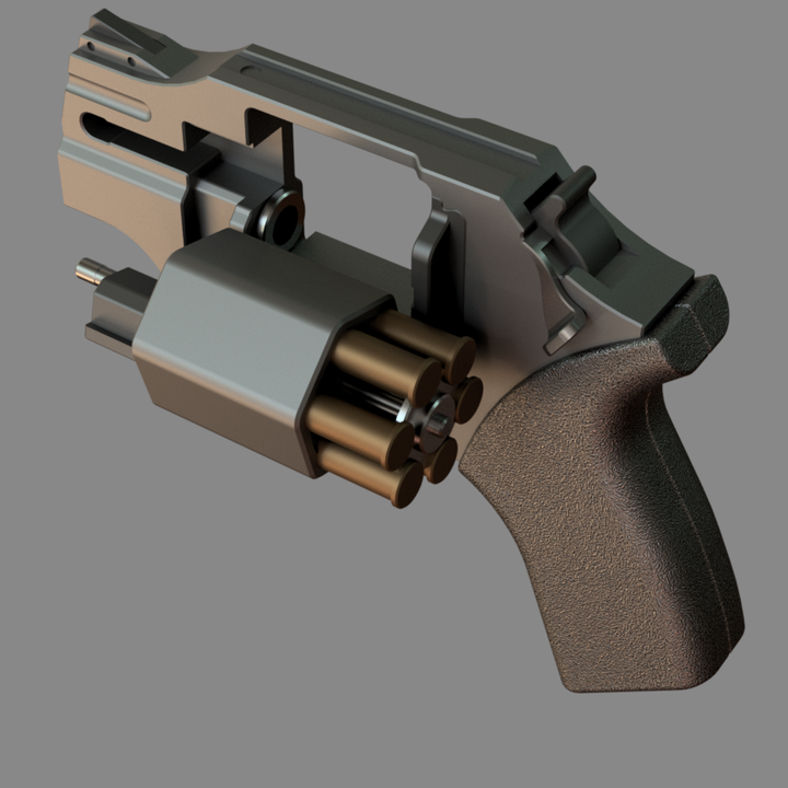 キアッパライノ 3Dプリント 3D Printable Chiappa Rhino 20DS - High-Detail 3D Printable